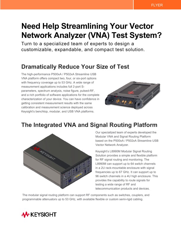 Need Help Streamlining Your Vector Network Analyzer (VNA) Test System